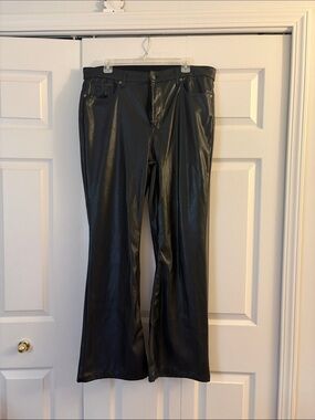 GAP ‘70s Flare High Rise Faux Leather Pants